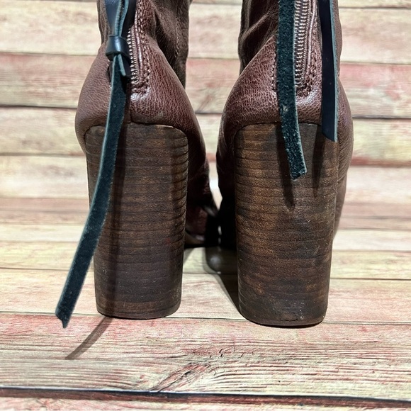 Jeffrey Campbell Brown Leather Rumble Booties - Picture 7 of 10